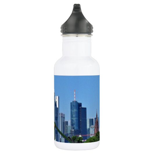 Frankfurter Skyline Edelstahlflasche (Rechts)