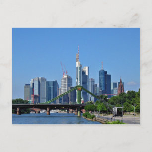 Frankfurter Skyline Postkarte