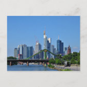 Frankfurter Skyline Postkarte (Vorderseite)