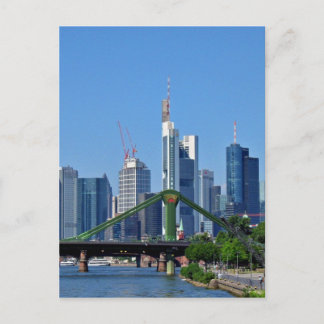 Frankfurter Skyline Postkarte