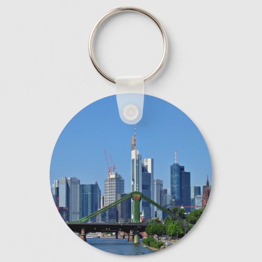 Frankfurter Skyline Schlüsselanhänger (Vorderseite)