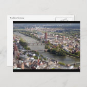 Frankfurter Stadt Postkarte (Vorne/Hinten)