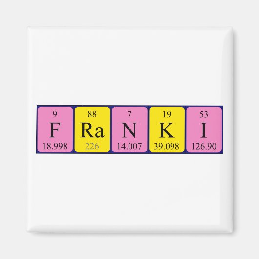 Franki Periodenmagnet Magnet (Vorne)