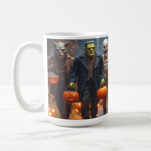 Frankie and Friends, Halloween Coffee Tasse (Links)