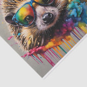 Frankie der Igel der Sunglass Seidenpapier (Ausschnitt)