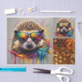 Frankie der Igel der Sunglass Seidenpapier (Handwerk)