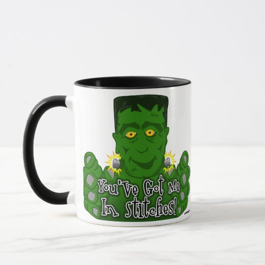 Frankie, du hast mich in Stich Got! Tasse (Links)