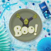 Frankie Monster Superhero Frankenstein Halloween Pappteller (Party)