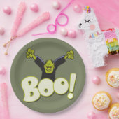 Frankie Monster Superhero Frankenstein Halloween Pappteller (Party)