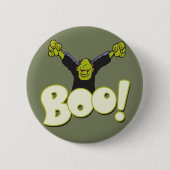 Frankie Superhero - Frankenstein Monster Halloween Button (Vorderseite)