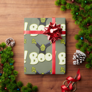 Frankie Superhero - Frankenstein Monster Halloween Geschenkpapier