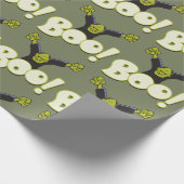 Frankie Superhero - Frankenstein Monster Halloween Geschenkpapier (Ecke)