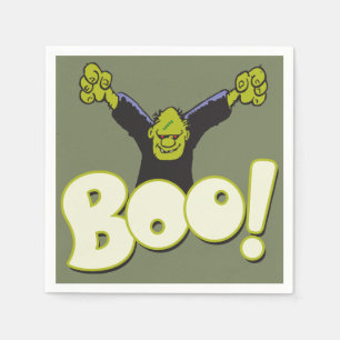 Frankie Superhero - Frankenstein-Monster Halloween Serviette