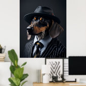 Frankie the Dashhound Poster (Heimbüro)