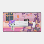 Frankie The Fabric Monster Seamstress Mouse Pad Schreibtischunterlage (Tastatur & Maus)