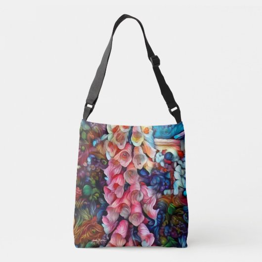 FRANKIES FINGERHUT-Tasche oder crossbody Größen Tragetaschen Mit Langen Trägern (Rückseite)