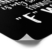 Frankincense ist mein zweitbeliebtes F-Wort Poster (Ecke)