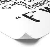 Frankincense ist mein zweitbeliebtes F-Wort Poster (Ecke)