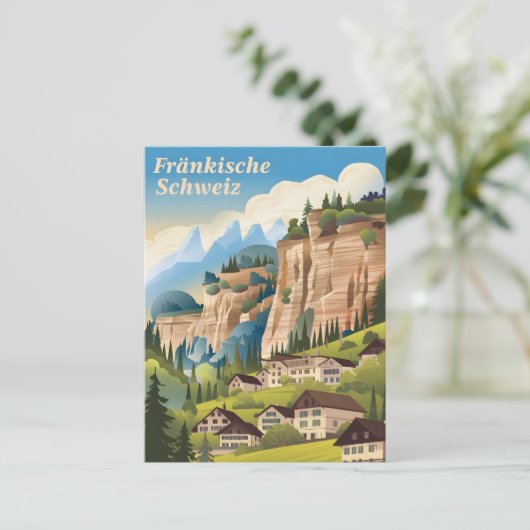 Fränkische Schweiz Franconian Schweiz Postkarte (Stehend Vorderseite)