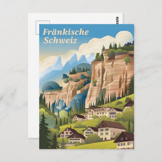 Fränkische Schweiz Franconian Schweiz Postkarte (Vorne/Hinten)