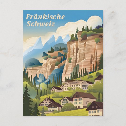 Fränkische Schweiz Franconian Schweiz Postkarte (Vorderseite)