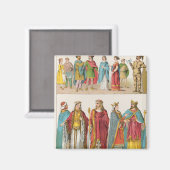 Frankish Dress Magnet (Vorderseite/Rückseite)