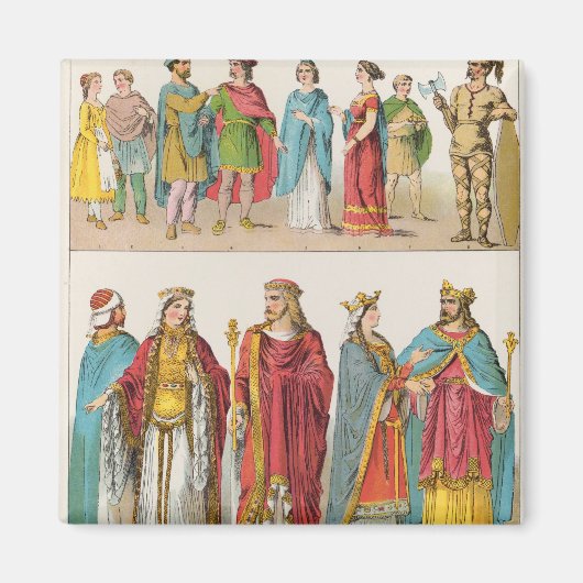Frankish Dress Magnet (Vorne)