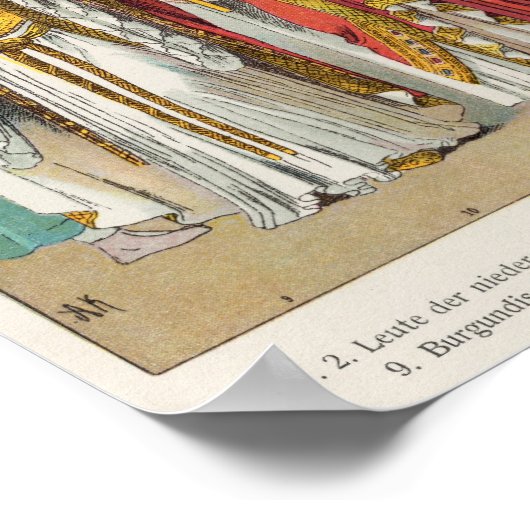 Frankish Dress Poster (Ecke)