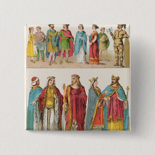 Frankish Kleid Button (Vorderseite)