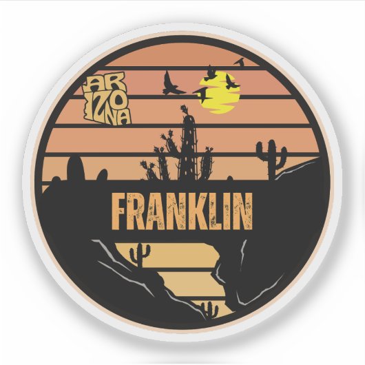 Franklin, Arizona Aufkleber (Vorderseite)
