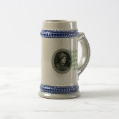 Franklin-Bier-Zitat Bierglas (VorderseiteRechts)