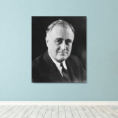 FRANKLIN D. ROOSEVELT 1933 National Archives Foto Leinwanddruck (Insitu (Holzboden))