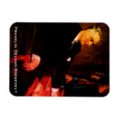 Franklin D. Roosevelt, 4 Präsident des Zweiten Wel Magnet (Horizontal)