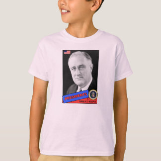 Franklin D. Roosevelt Baseball Card T-Shirt