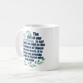Franklin D. Roosevelt Inspirational Progress Quote Kaffeetasse (Vorderseite Links)