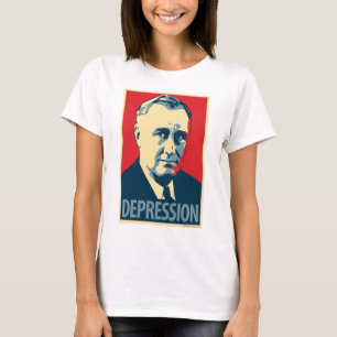 Franklin D. Roosevelt - Krise: OHP Damen-Spitze T-Shirt