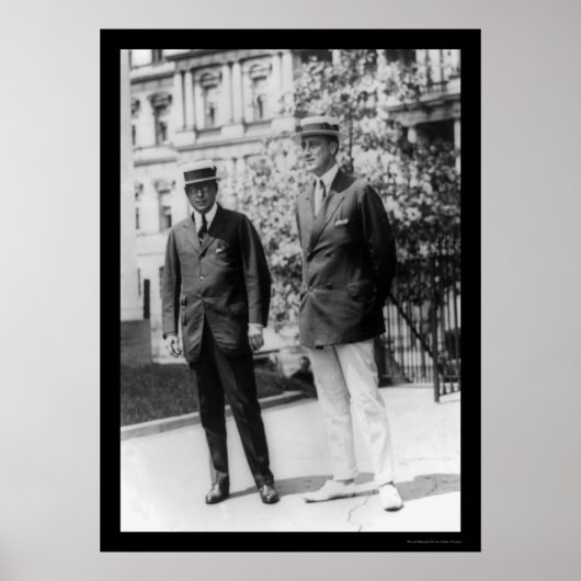 Franklin D. Roosevelt mit Gov. James Cox 1920 Poster (Vorne)