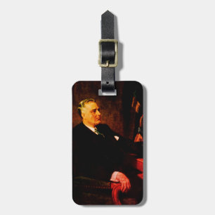 Franklin D. Roosevelt, Präsident der Großen Depres Gepäckanhänger