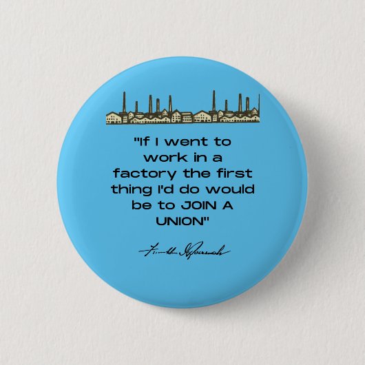 Franklin D. Roosevelt Quote Button (Vorderseite)
