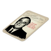 Franklin D. Roosevelt Quote Magnet (Linke Seite)