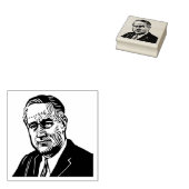 Franklin D Roosevelt Rubber Briefmarke Gummistempel (Stempel)