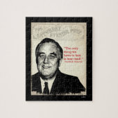 Franklin D. Roosevelt Zitat Puzzle (Vertikal)