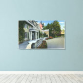 Franklin D Roosevelt's House Leinwanddruck (Insitu (Holzboden))