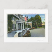 Franklin D Roosevelt's House Postkarte (Vorderseite)