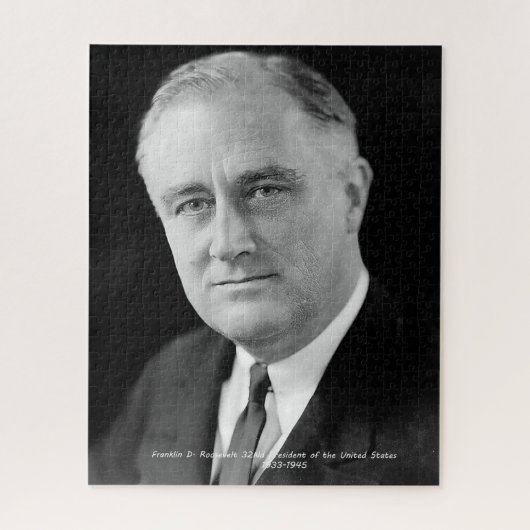 Franklin D. Roosevlt 32. Präsident USA Puzzle (Vertikal)
