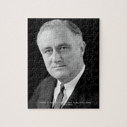 Franklin D. Roosevlt 32. Präsident USA Puzzle (Vertikal)