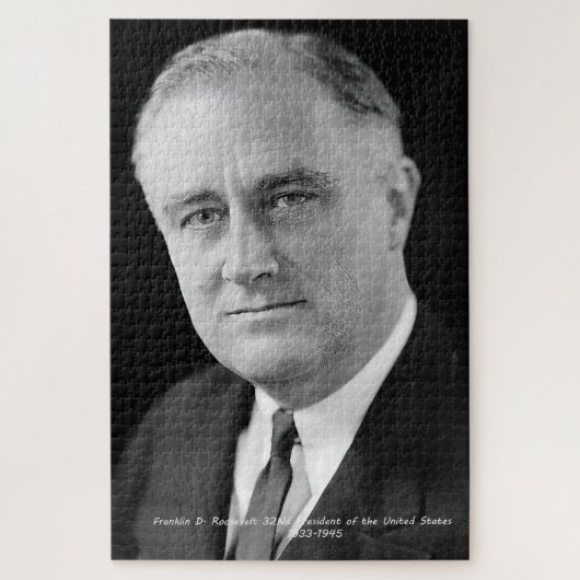 Franklin D. Roosevlt 32. Präsident USA Puzzle (Vertikal)