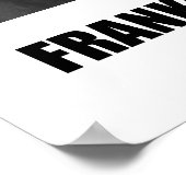 Franklin Delano Roosevelt Glückseligkeit Kreatives Poster (Ecke)