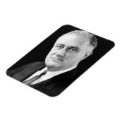 Franklin Delano Roosevelt Magnet (Linke Seite)