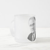 Franklin Delano Roosevelt Mattglastasse (Vorderseite Links)